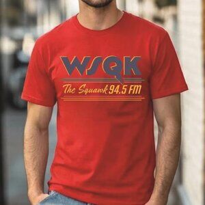 Retro Stranger Things WSQK The Squawk Rockin Hawkins t-shirt, Squawk Radio Tee